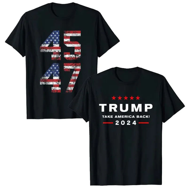 45 47 Donald Trump 2024-Black